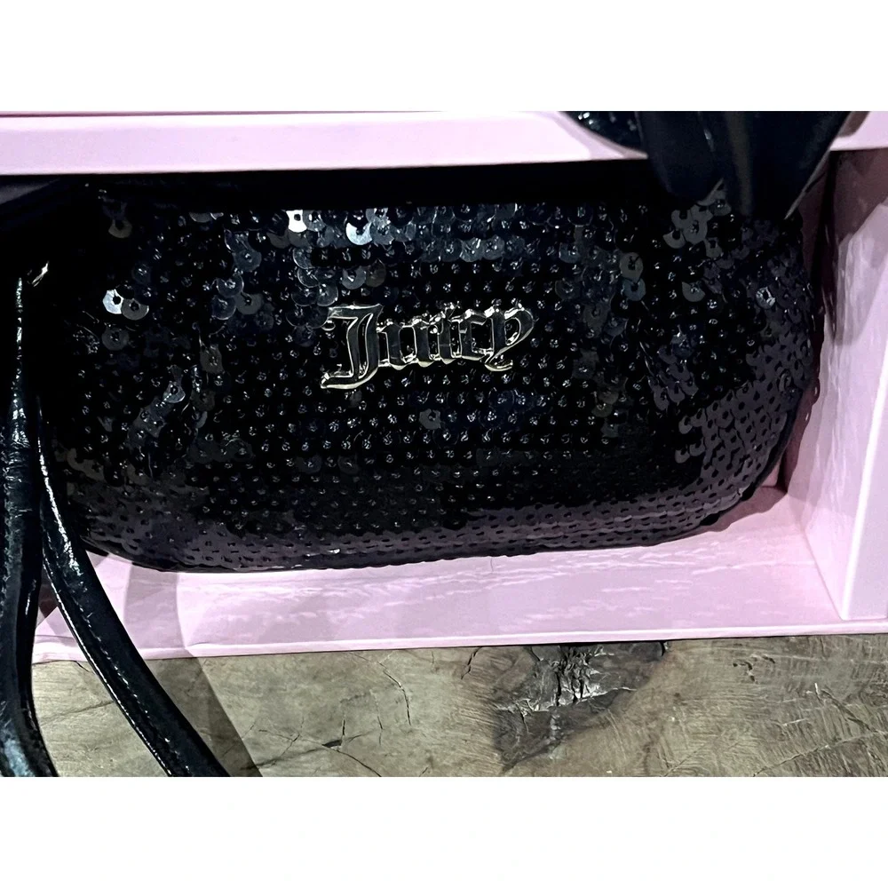 Juicy Couture Boho Handbag Gift Set - Hobo, Wristlet, Mirror Key Chain Y2K NEW